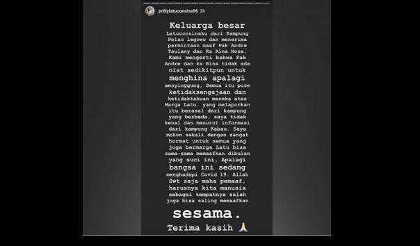 prilly-latuconsina-pelapor-andre-taulany-dan-rina-nose-bukan-dari-kampung-saya