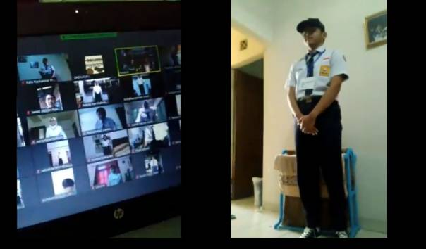 Viral Video Upacara Online, Tuai Komentar Lucu Netizen