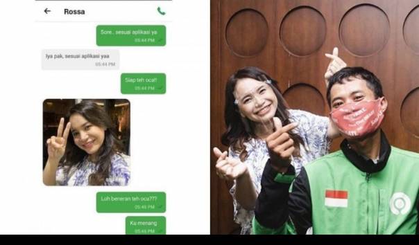 Cerita Drive Ojol Terima Order dari Rossa