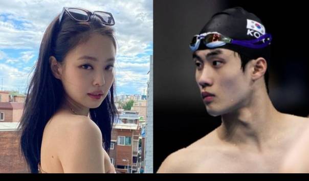 Jennie BLACKPINK berikan dukungan atlet renang Korea Selatan Hwang Sun Woo