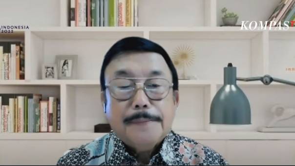 Mantan Kabareskrim Polri Komjen Pol (Purn) Ito Sumardi saat berdialog di program Sapa Indonesia Malam, KOMPAS TV terkait kasus penembakan Brigadir J, Kamis (14/7/2022).