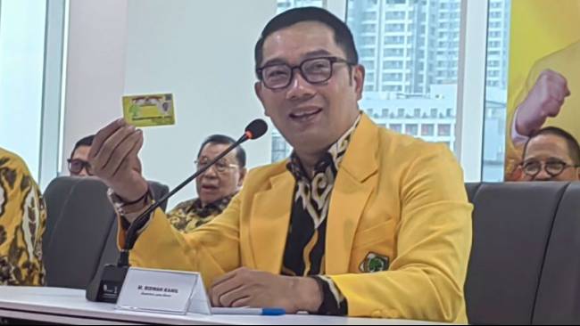 Ridwan Kamil Gabung Golkar, Pengamat: Membunuh Keinginan Politiknya untuk Jadi Capres