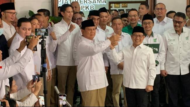 Resmikan Sekber Gerindra-PKB, Prabowo Tatap Februari 2024, Cak Imin Sebut Momen 1 Rajab