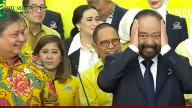 Surya Paloh Keringatan Ditanya Nasdem Gabung Golkar dan KIB: Mungkin, Masih Terbuka
