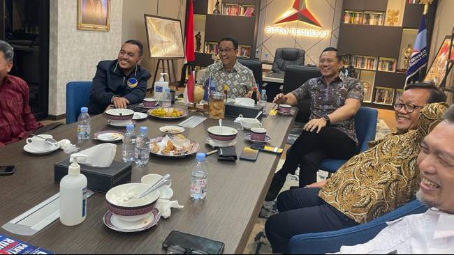 Bocoran Isi Pertemuan AHY dan Anies Baswedan, Ternyata Terkait Kunjungan Surya Paloh ke Golkar