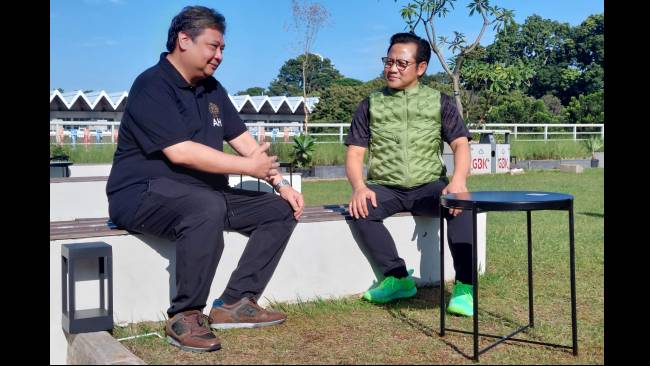Ketemu Cak Imin di Istora Senayan, Airlangga: Kita Perlahan tapi Pasti
