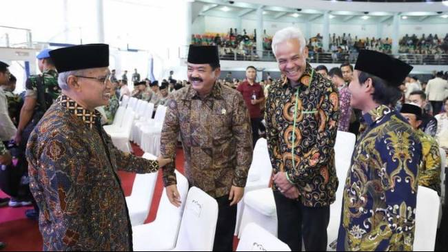 Saat Ganjar Puji Megawati, Disapa Jokowi di Arena Muktamar Pemuda Muhammadiyah