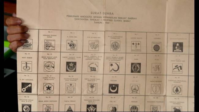 Sekelumit Kisah Pemilu 1955, Ada Partai Berlogo Semar juga Bergambar Harimau