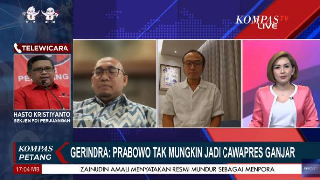 Gerindra Sebut Pernyataan Hashim soal Peluang Duet Prabowo Ganjar Merupakan Refleksi Rapimnas