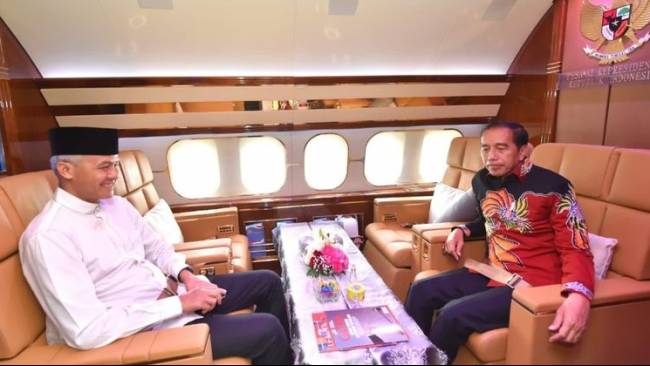 Ganjar Pranowo Ungkap Isi Pesan Jokowi saat Berdua di Pesawat: Politik hingga Tugas Presiden