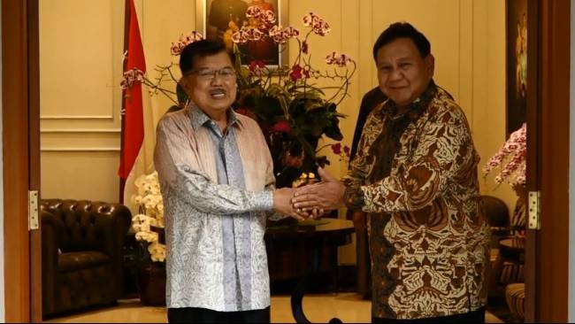 DPD Golkar Usul Dukung Prabowo di Pilpres 2024, JK: Harapannya Airlangga Jadi Bakal Cawapres