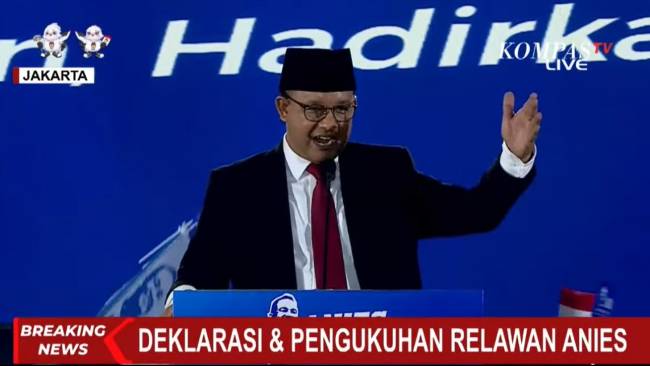Anies Akui Lawannya Miliki Kekuatan Besar: Kita Yakin Niat Baik akan Buka Pintu Keberhasilan
