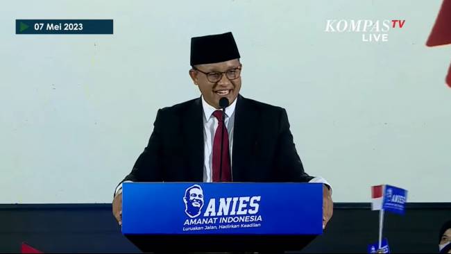 Di Depan Relawan, Anies: Yang Khawatir Kehilangan Kekuasaan, Tak Paham Prinsip Dasar Demokrasi