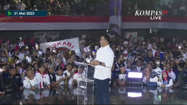 Anies Ajak Relawannya Hormati Lawan: Katakan Kami Bawa Gagasan dan Rekam Jejak, Siap Ditandingkan