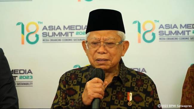Masih Simpan Rapat Nama, Wapres Ma'ruf Amin Akui Bakal Cawapres dari NU sudah Lakukan Silaturahmi