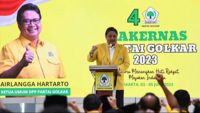 Airlangga Hartarto Tegaskan Golkar Sepakat Tetap Ajukan Bakal Capres