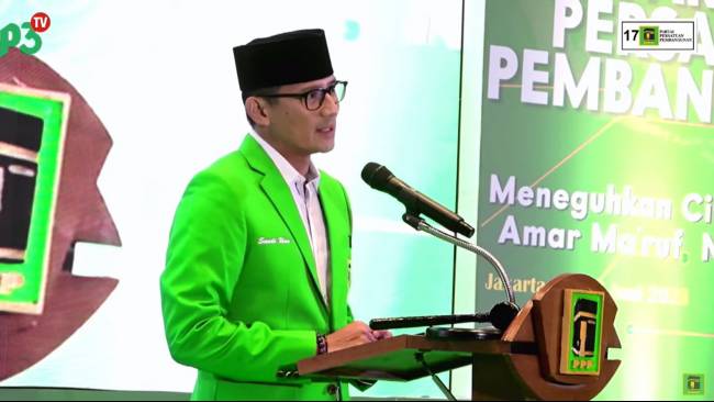 Ditunjuk Jadi Ketua Bappilu Nasional PPP, Sandiaga Uno: Ini Tugas yang Amat Berat