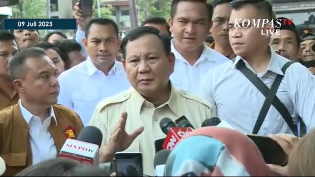 Kata Prabowo soal Kapan Dia akan Umumkan Bakal Cawapres