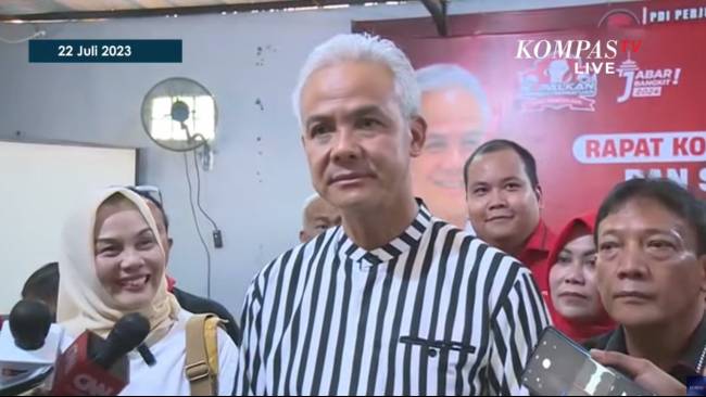 Ditemani Gibran Blusukan di Bogor, Ganjar Yakin Itu Bentuk Dukungan