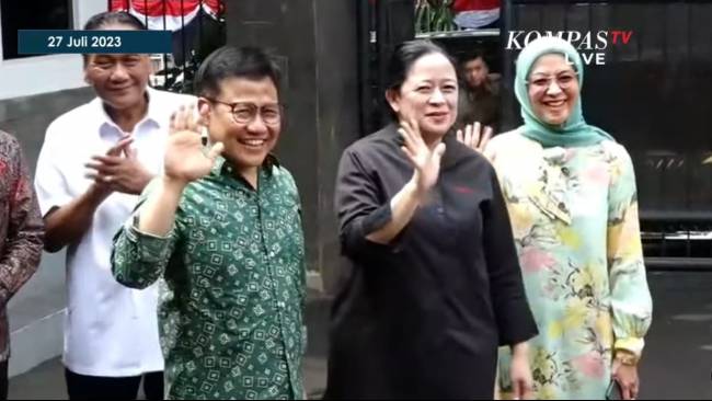 Puan Maharani Tiba di Rumah Dinas Cak Imin, Langsung Gelar Pertemuan Tertutup
