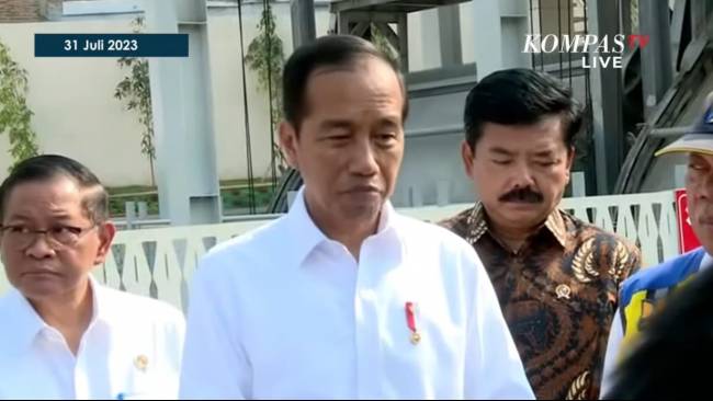 Jawaban Jokowi soal Dukungan ke Salah Satu Bakal Capres: Tanyakan ke Gibran