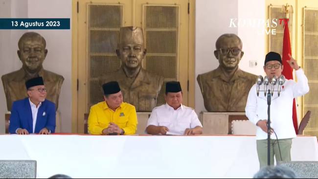 Golkar dan PAN Resmi Gabung KKIB, Cak Imin: Selamat Datang, Ahlan wa Sahlan!