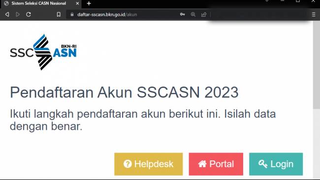 Cara Resume CPNS 2023, Akhiri Pendaftaran dan Cetak Kartu di sscasn.bkn