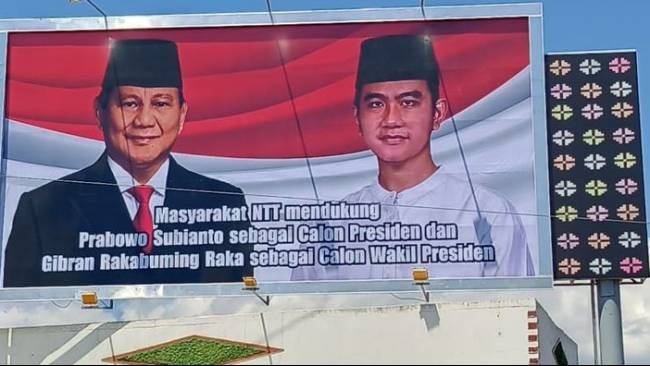 Baliho Prabowo dan Gibran Muncul di Labuan Bajo, Ketua DPC Gerindra: Bisa Saja Nanti Berpasangan