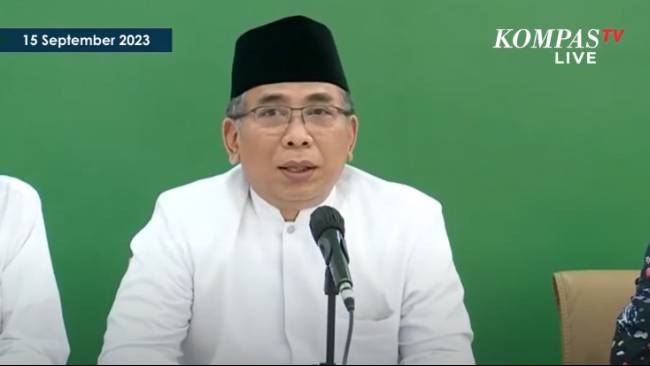 Gus Yahya Tegaskan PBNU Netral di Pilpres 2024: Kami Tidak Terlibat dalam Dukung-Mendukung