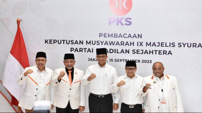 TOK! PKS Resmi Usung Anies-Cak Imin di Pilpres 2024, Kader Diminta Totalitas Lakukan Pemenangan