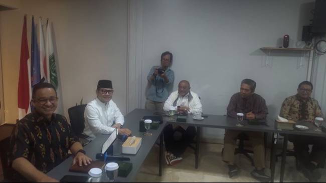 Anies dan Cak Imin Gelar Rapat Bahas Tim Pemenangan Pilpres 2024