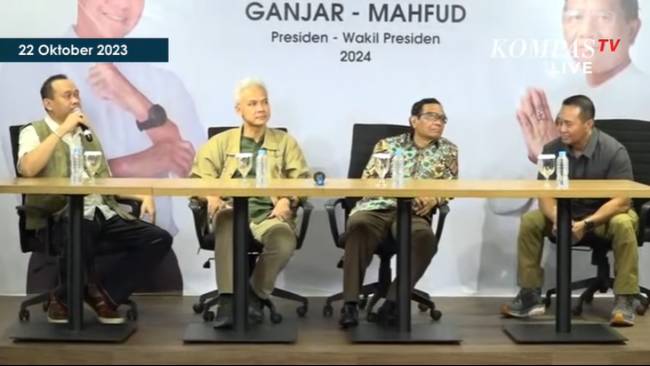 Gibran Jadi Cawapres Prabowo, Ganjar dan Mahfud MD: Selamat Bertanding