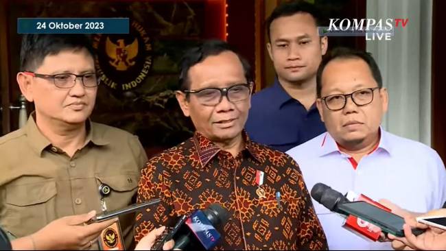 Mahfud MD usai Bertemu Jokowi: Beliau Ucapkan Selamat Telah Jadi Cawapres