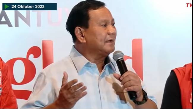Prabowo soal Status Gibran: Kita Senang Saja kalau Beliau Tetap Kader PDIP