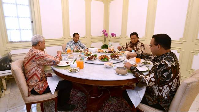 Menu Makan Siang Presiden Jokowi dengan Anies, Ganjar, dan Prabowo: Ada Es Laksamana Mengamuk