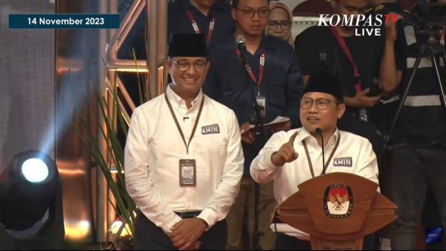 Cak Imin Bersyukur Dapat Nomor Urut Satu di Pilpres 2024: Pertanda Baik