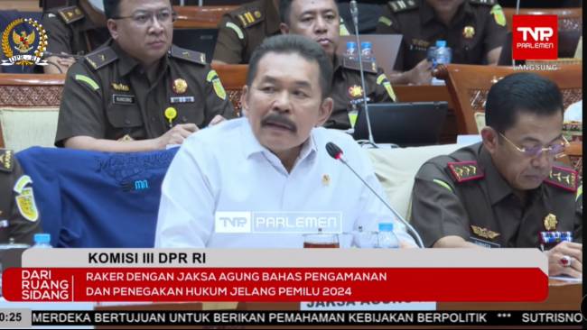 Jaksa Agung Sebut Telah Perintahkan Jajaran untuk Tunda Periksa Dugaan Korupsi Peserta Pemilu 2024