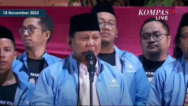 Dapat Dukungan Relawan Matahari Pagi, Prabowo Minta Tinggalkan Kampanye Saling Fitnah dan Hujat