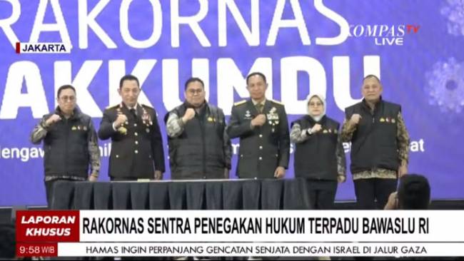 Tandatangani Komitmen Netralitas Pemilu, Ini 4 Poin Komitmen TNI Polri