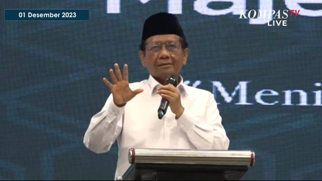 Mahfud MD Siap Debat Cawapres: Bukan Orang Belajar Seminggu lalu Berdebat