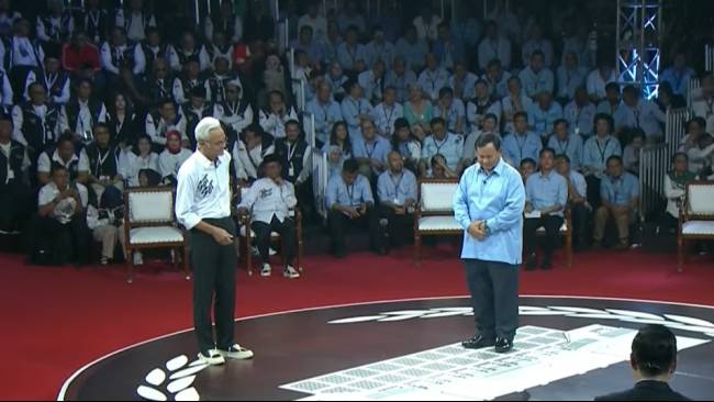Ditanya Ganjar soal Kasus Pelanggaran HAM, Prabowo: Come On, Jangan Dipolitisasi