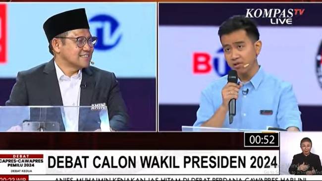 Dalam Debat Cawapres, Gibran Bertanya soal SGIE, Cak Imin: Terus Terang Saya Nggak Paham