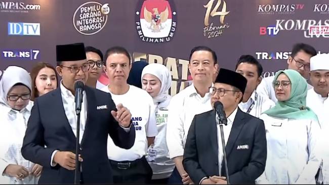 Anies saat AMIN Dapat Dukungan KB HMI di Pilpres 2024: Kami Terima Ini Sebagai Amanah
