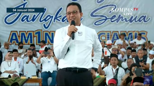 Berkunjung ke Ciamis, Anies Sebut Perubahan Hanya Direspons oleh Mereka yang Lemah dan Terkalahkan
