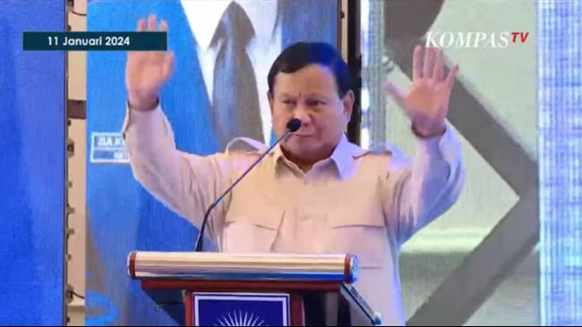 Prabowo Ngaku Sering Diingatkan TKN agar Bicara Sopan dan Tidak Terlalu Keras
