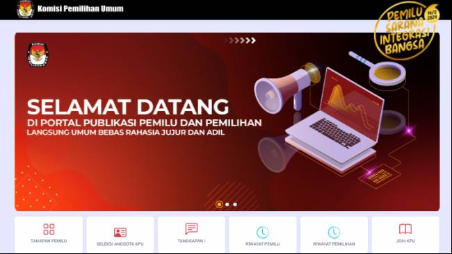 Cara Cek Link "Real Count" Resmi KPU Pemilu 2024, Klik pemilu2024.kpu.go.id