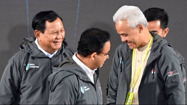 Quick Count 4 Lembaga Survei dan Real Count KPU: Suara Prabowo-Gibran di Atas 50 Persen