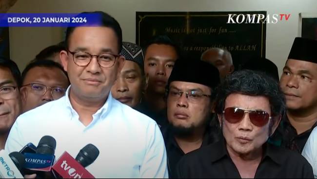 Rhoma Irama Berpesan ke Anies: Jangan Lagi Ada Mindset Pemilu ini Sebuah Pertarungan