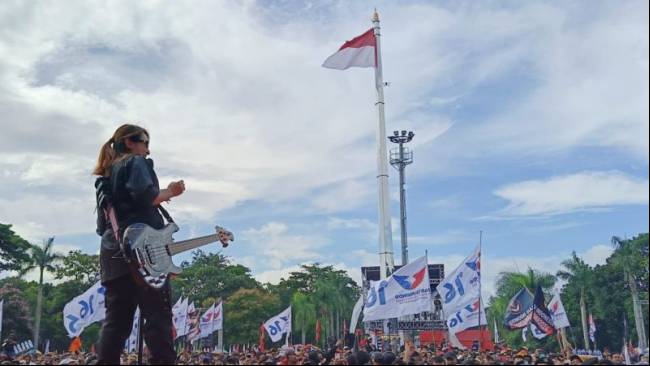 Kampanye Akbar Hari Pertama: Tim Anies Senam, Prabowo Joget, Ganjar Konser