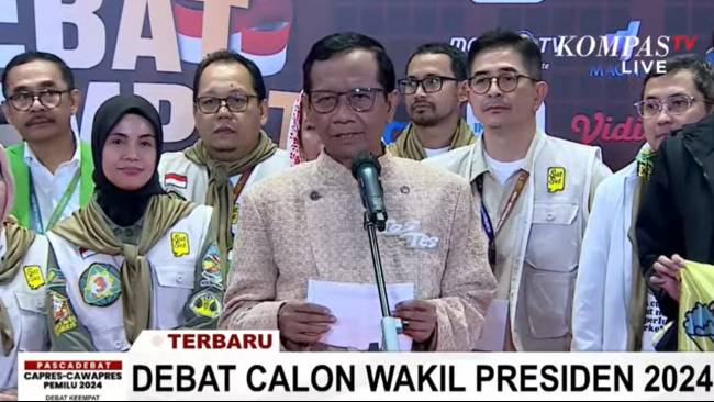 Saat Debat Gibran Klaim Food Estate Berhasil, Mahfud: Ternyata Ditanam dengan Goody Bag